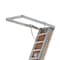 Louisville Attic Ladder, Aluminum, 375 lb Load Capacity AL2540LG-R5 - alternate 3